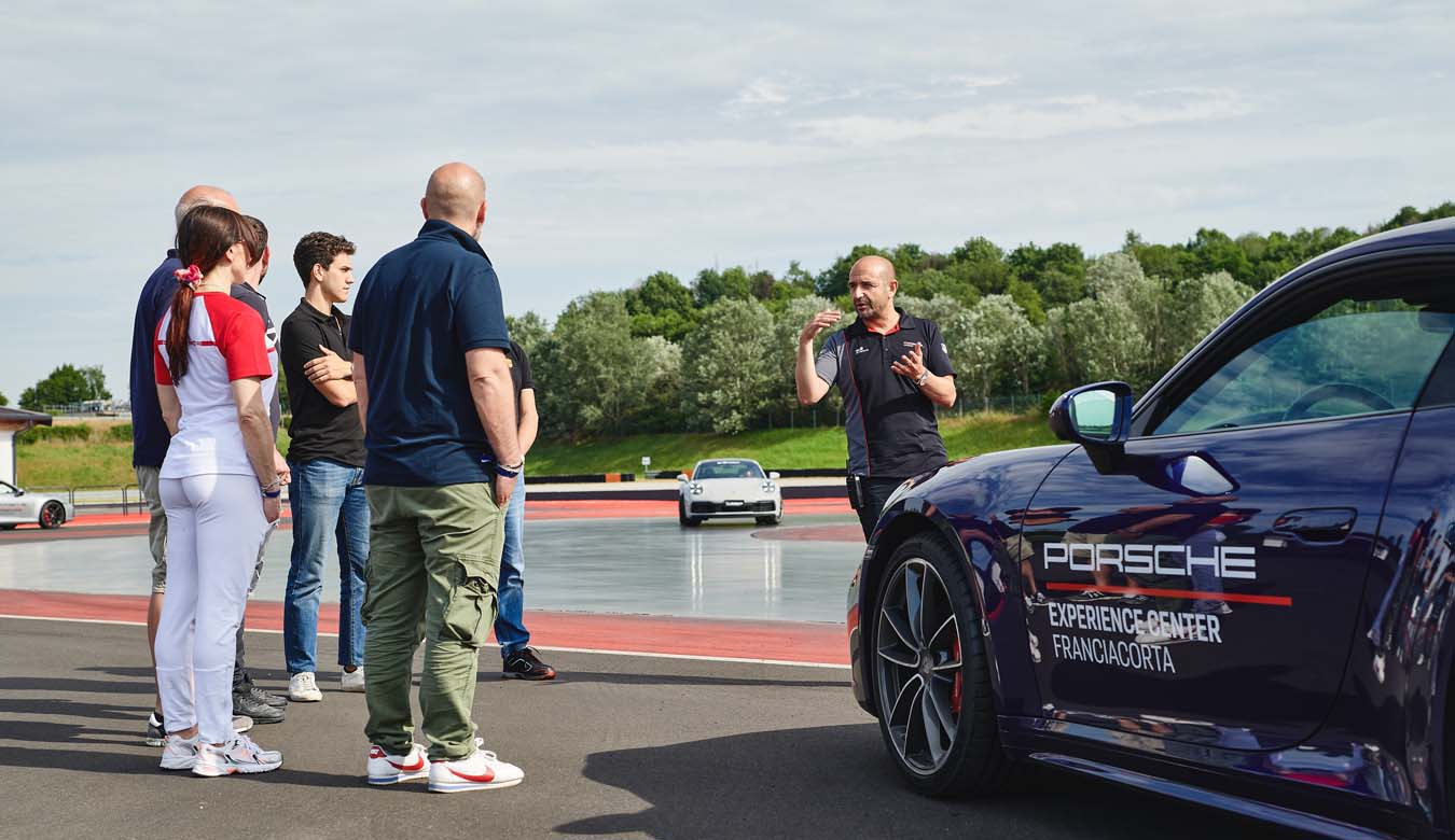 BRESCIA, ITALY - MAY 25: Porsche PEC Franciacorta shoot on May 25, 2022 in Castrezzato, Italy. (Photo by Guido De Bortoli/Getty Images for Porsche Italia)