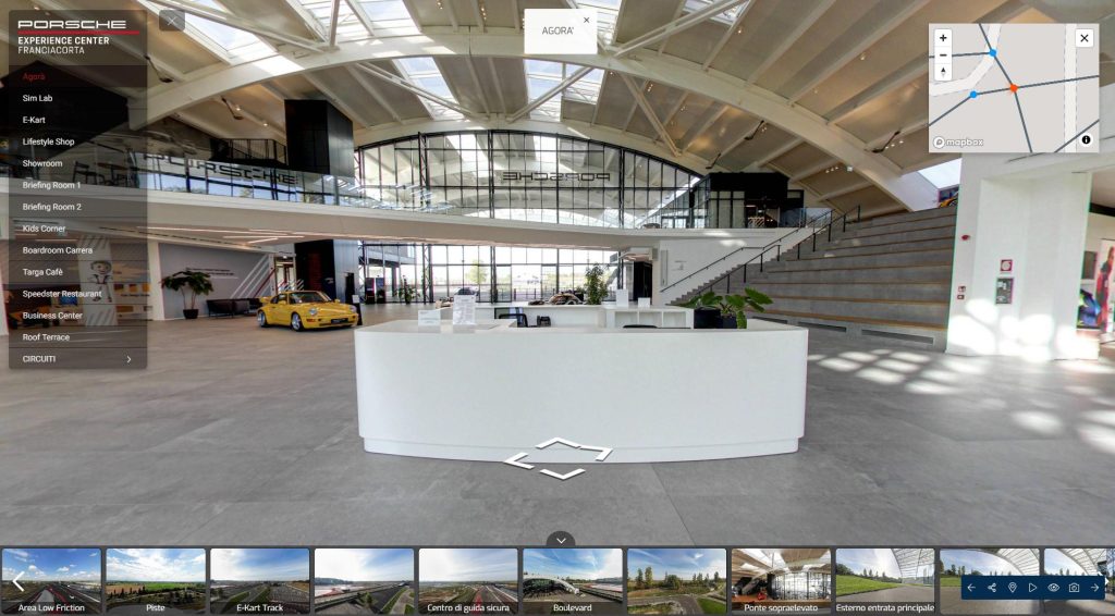 Virtual Tour Porsche Franciacorta